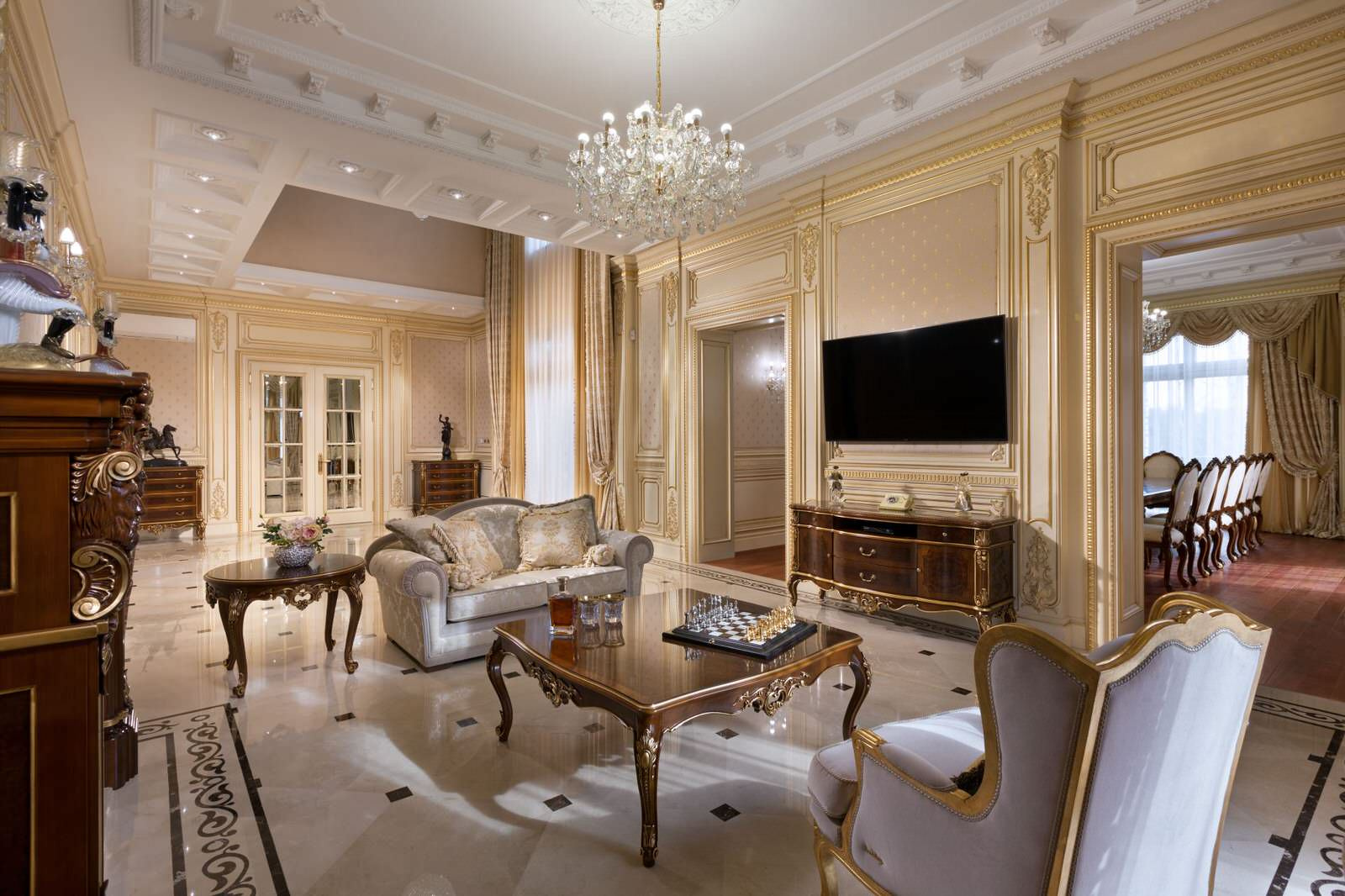 Текстиль в классическом интерьере от Mirt