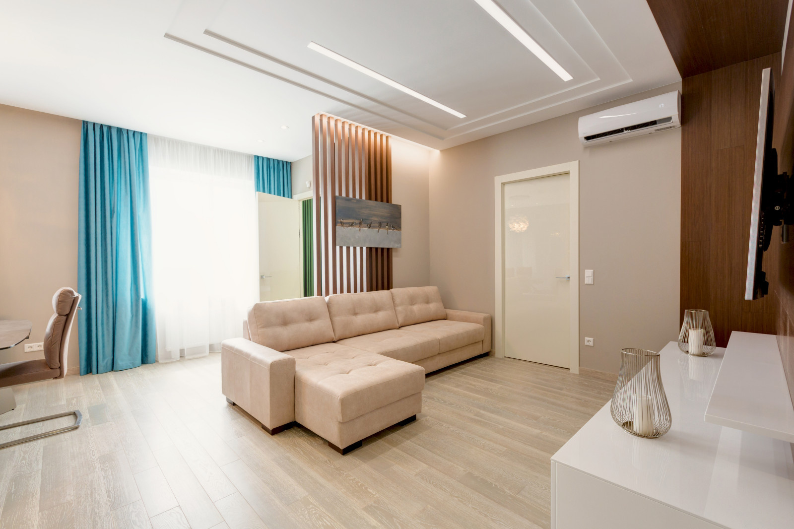 Современная квартира для небольшой семьи