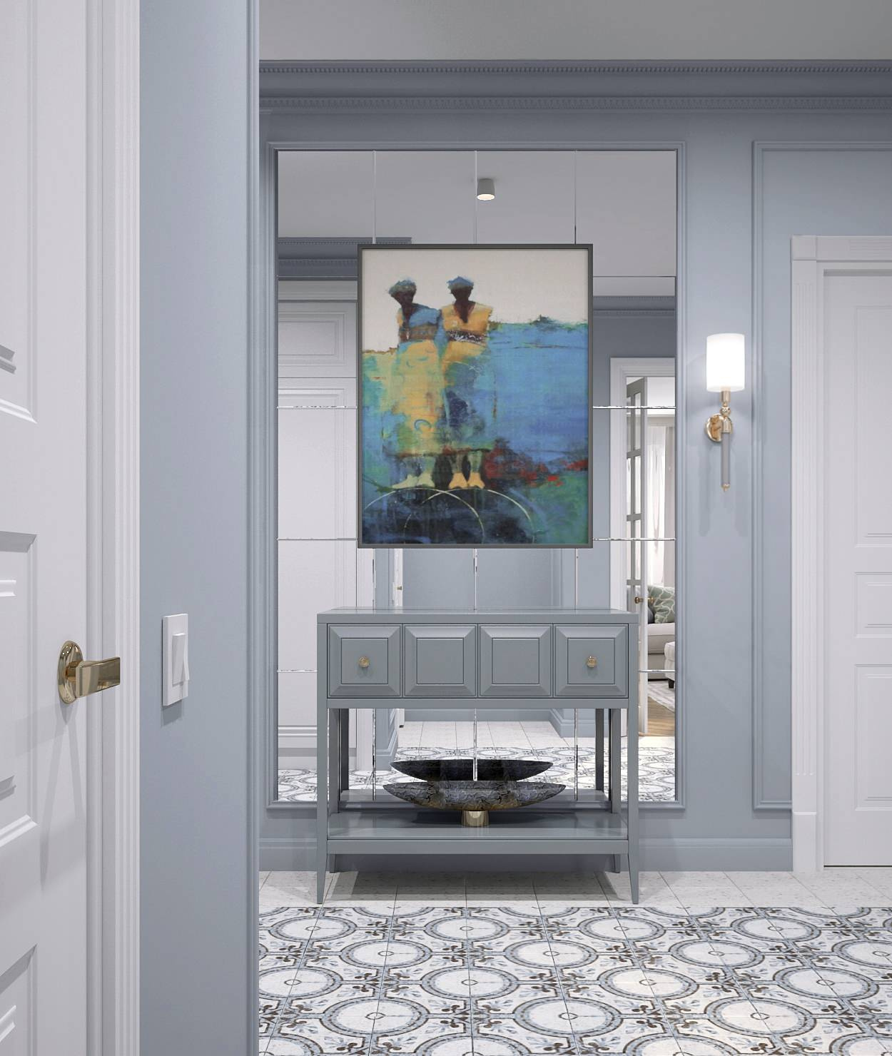 Обложка проекта: Современная / Американская классика. Квартира 86 кв.м