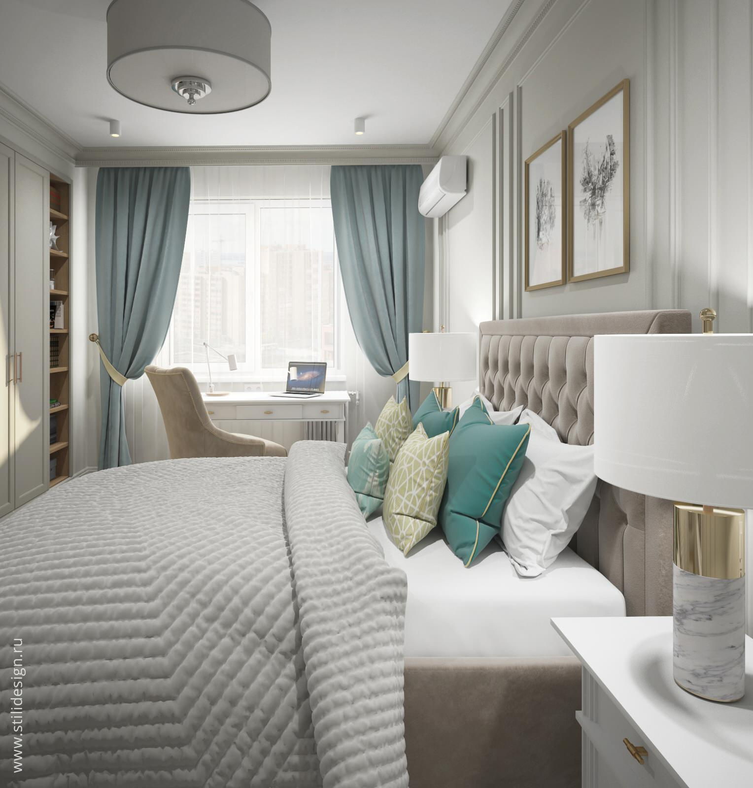 Современная / Американская классика. Квартира 86 кв.м