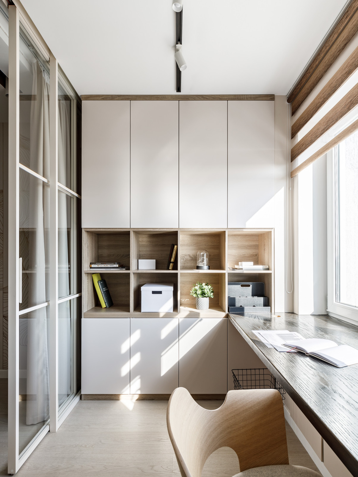 Кабинет в спальне в проекте Свежий воздух