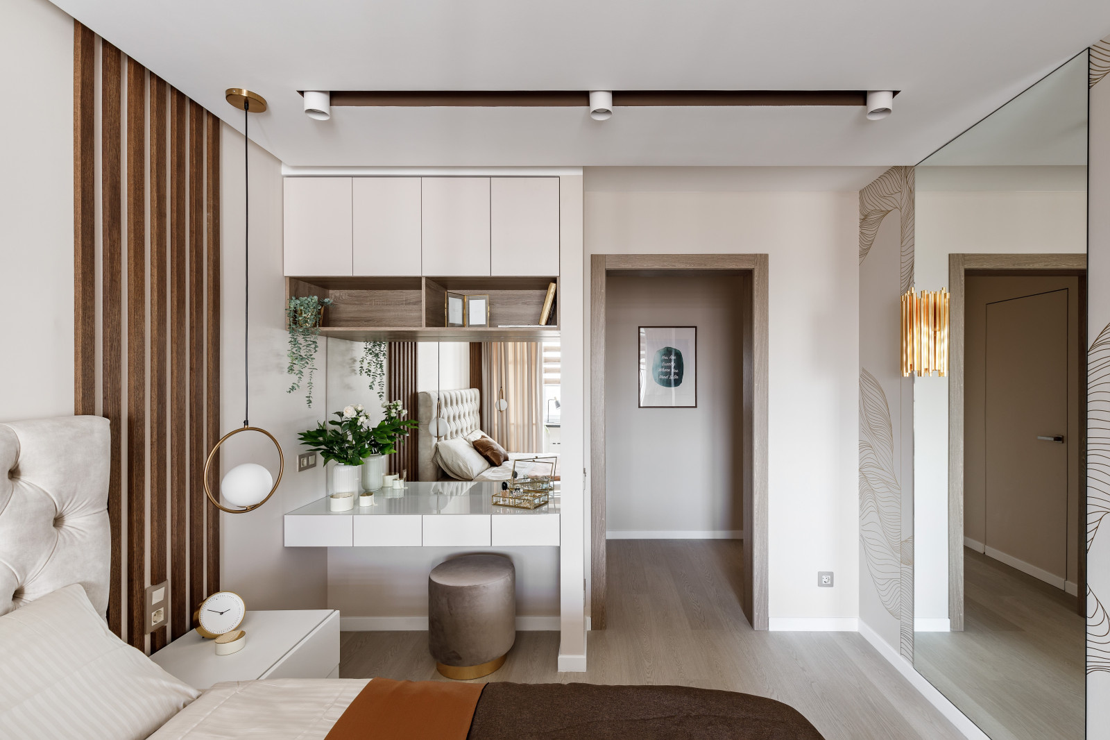 Зонирование спальни в проекте Свежий воздух