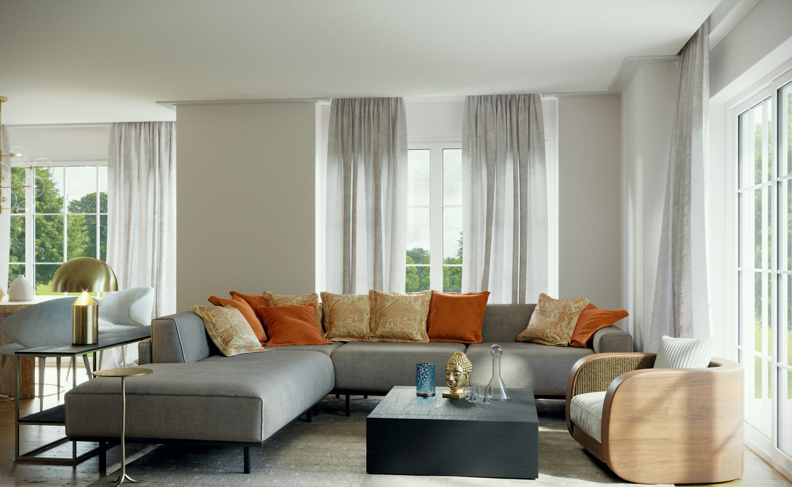 Living room render