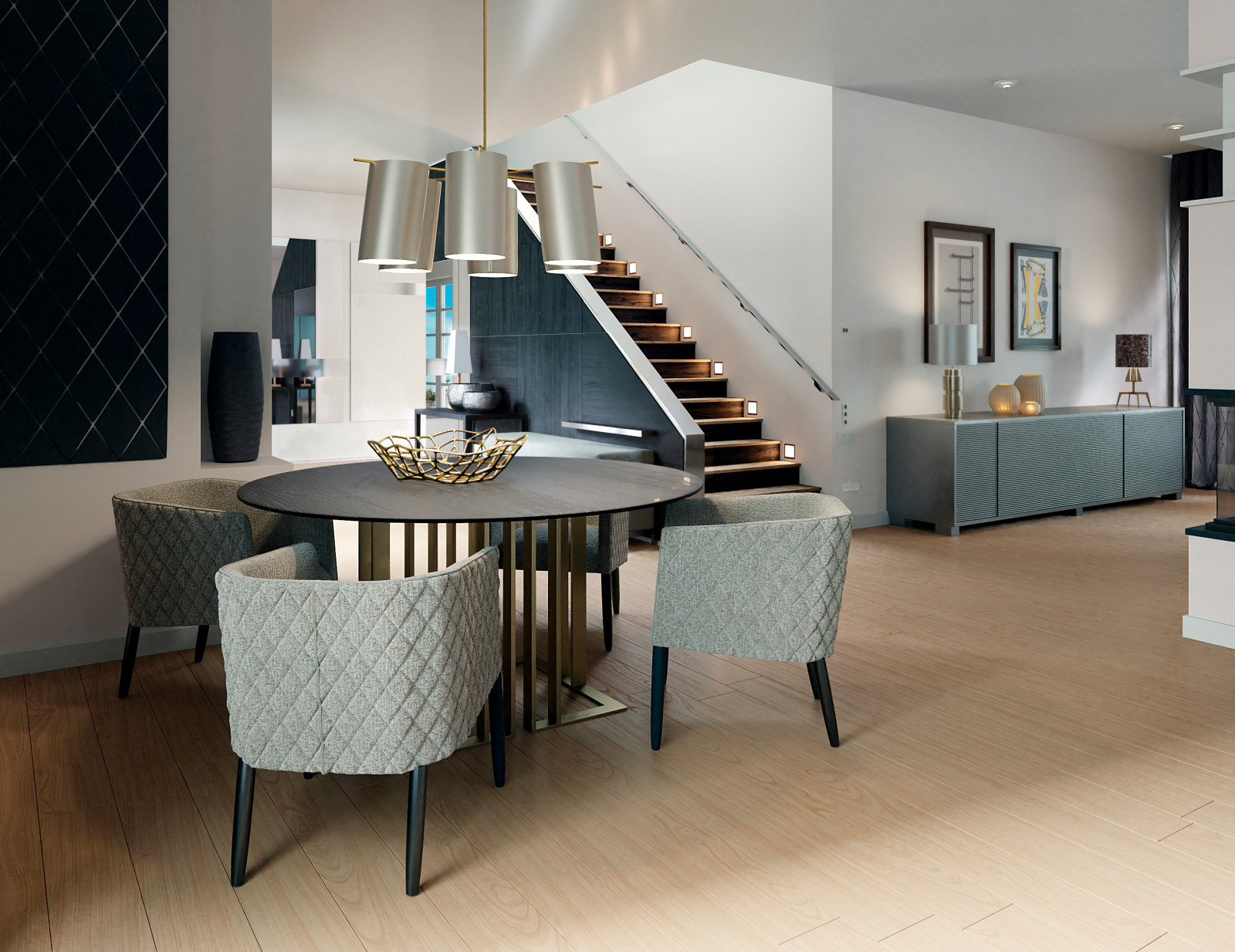 Dining area render