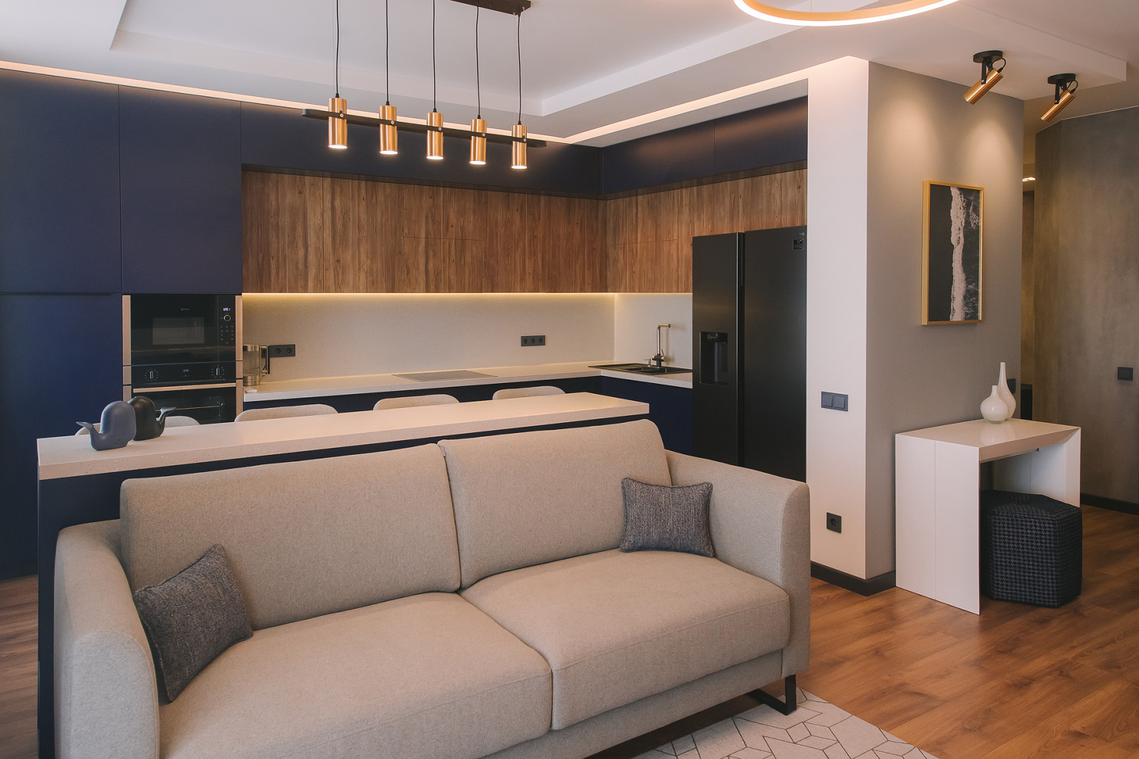 Фото дизайна интерьера готовой квартры