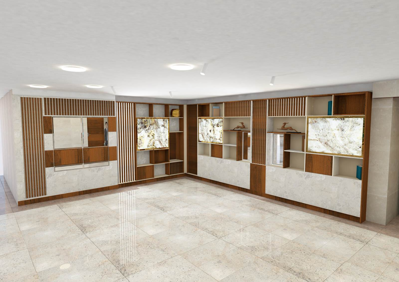 Проект холла отеля, 2020