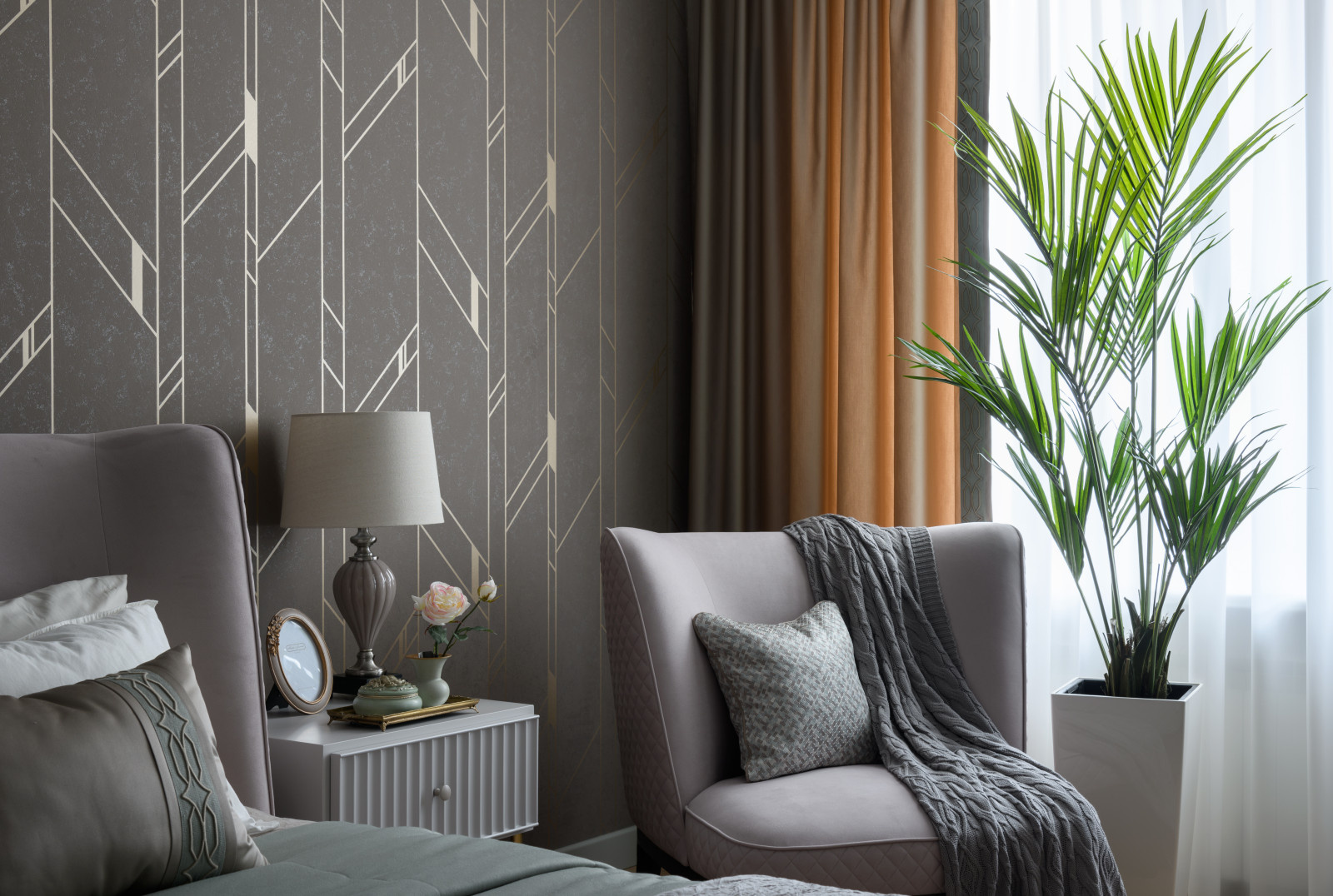 Изысканный интерьер трехкомнатной квартиры