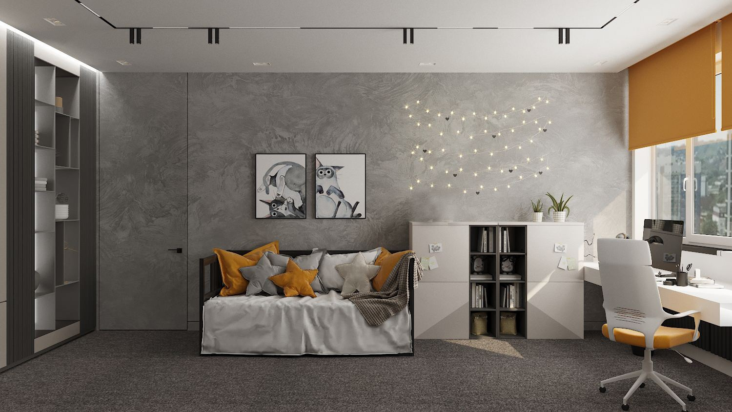 Дизайн детской 21,5м²