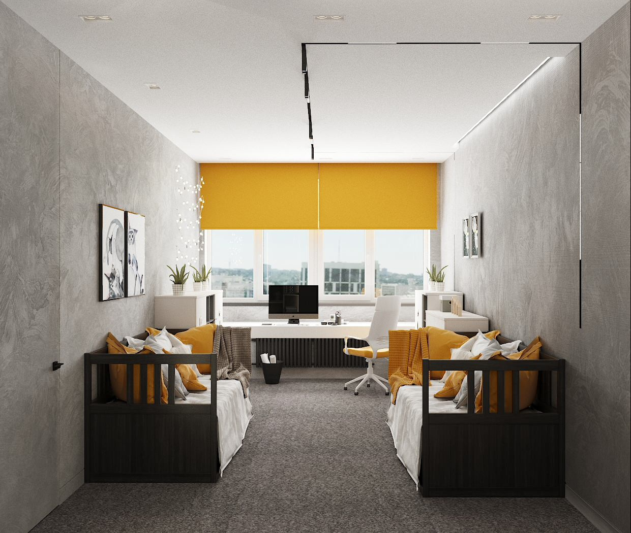 Дизайн детской 21,5м²