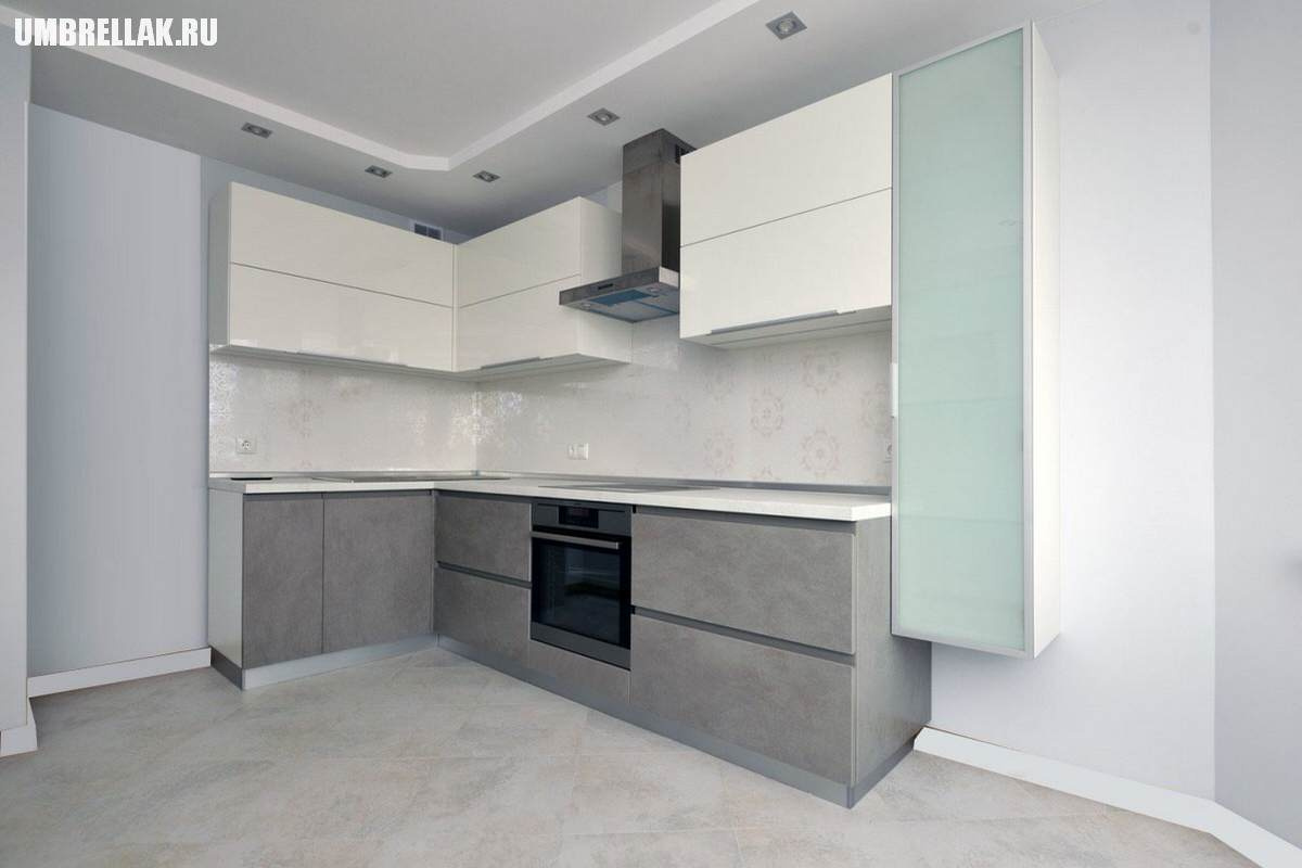 Обложка проекта: Кухня из керамики Oxide Grigio.