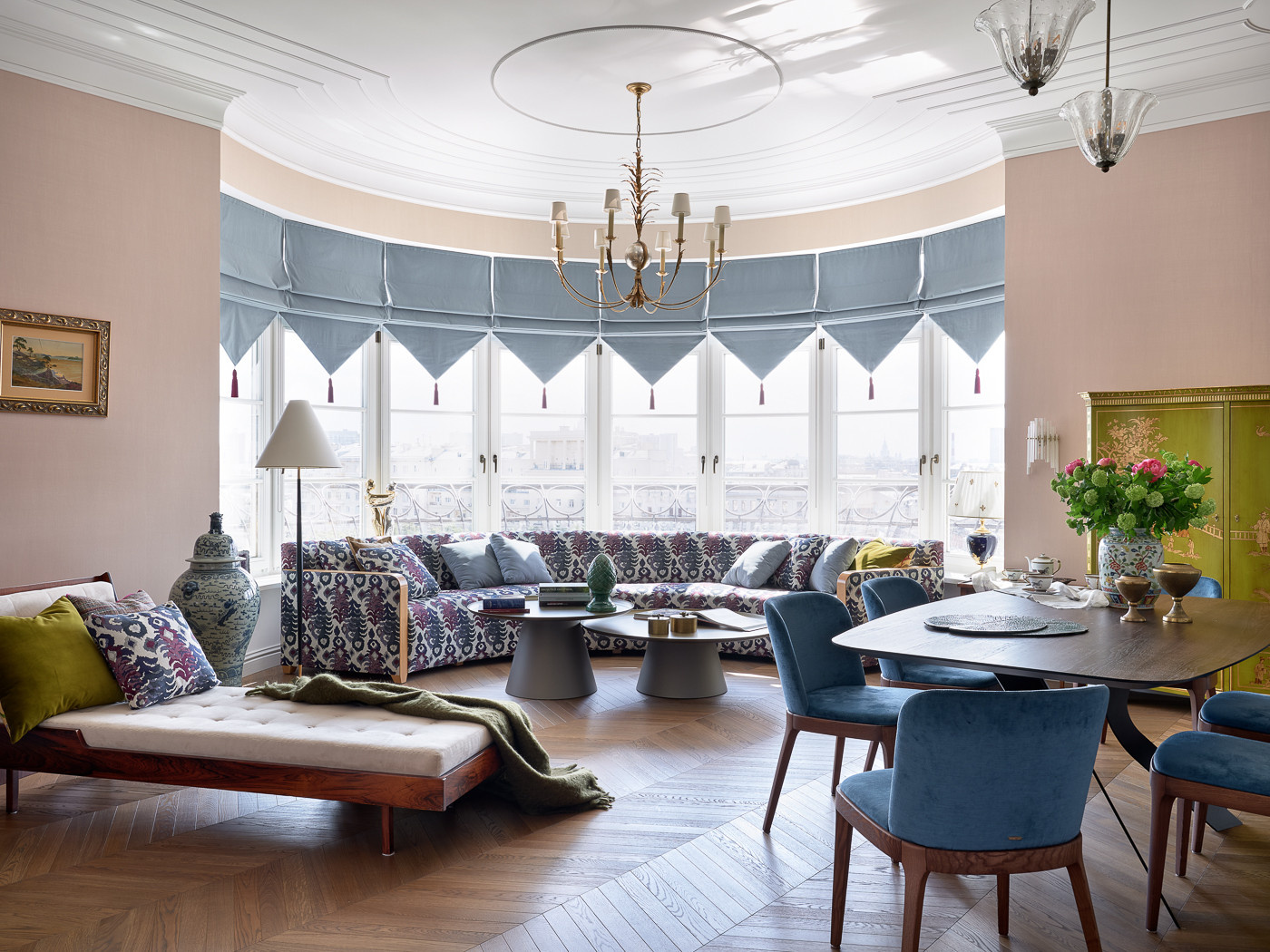 Houzz тур: Квартира с роскошной террасой в центре Москвы