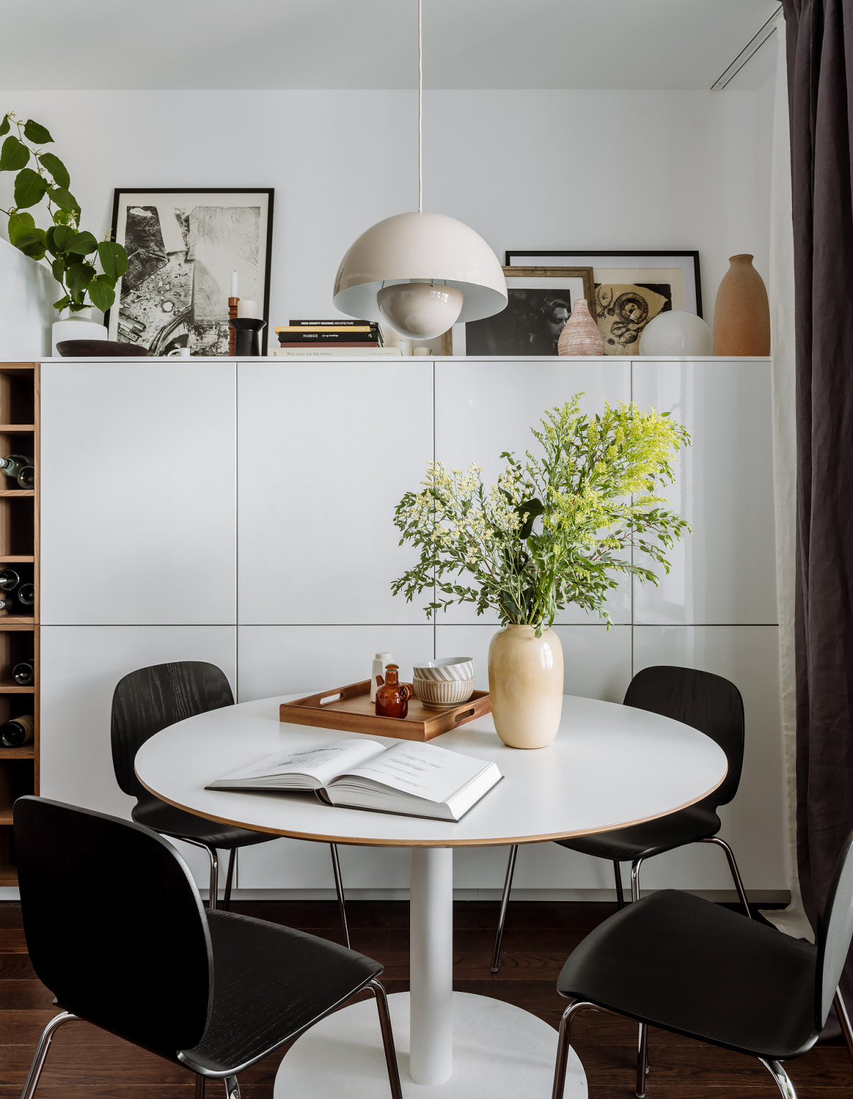 В гостях: 35 кв.м — скандинавская студия с дизайнерским светом