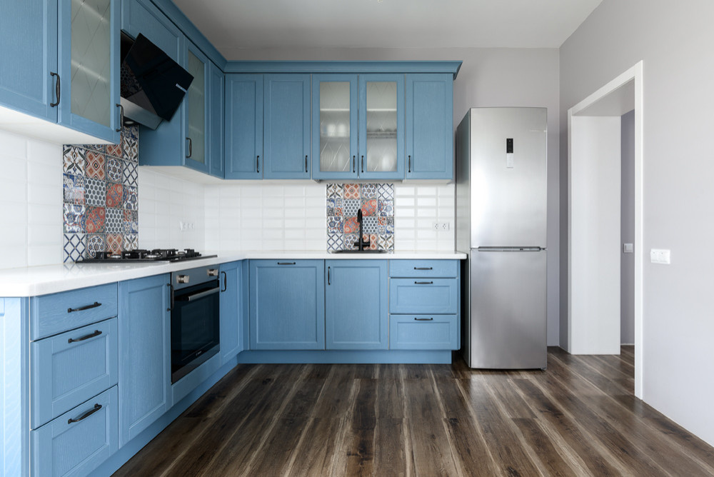 Неоклассика в синем.