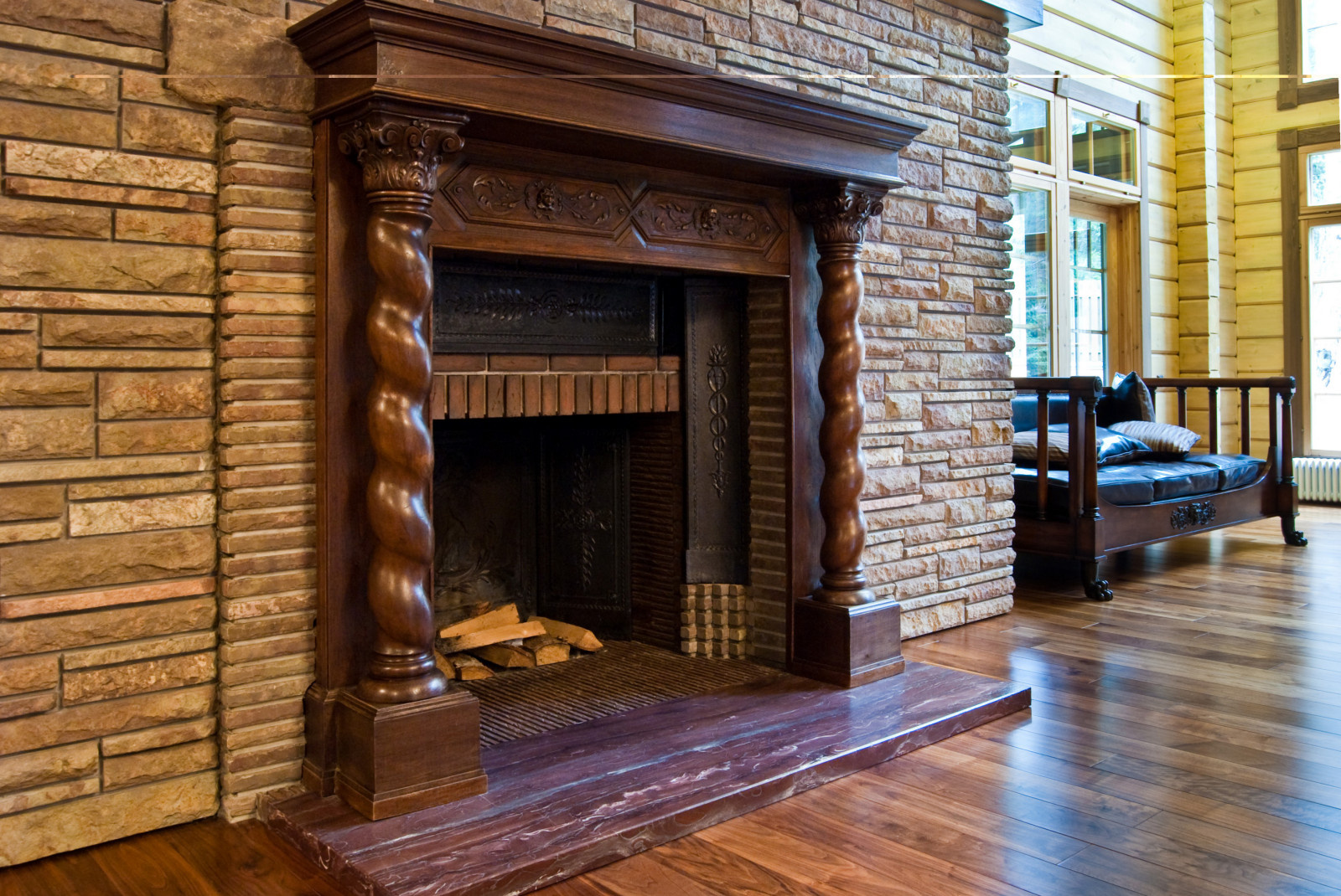 Частный деревянный дом. В соавторстве с Анастасией Гавриловой.