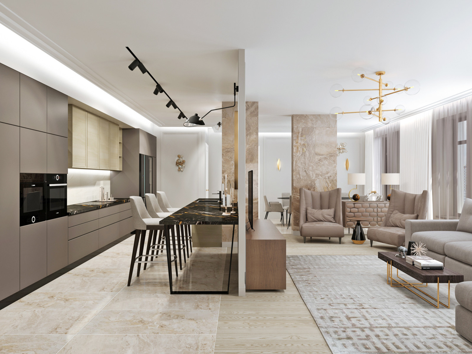 Неоклассика в ЖК СУББОТА Москва