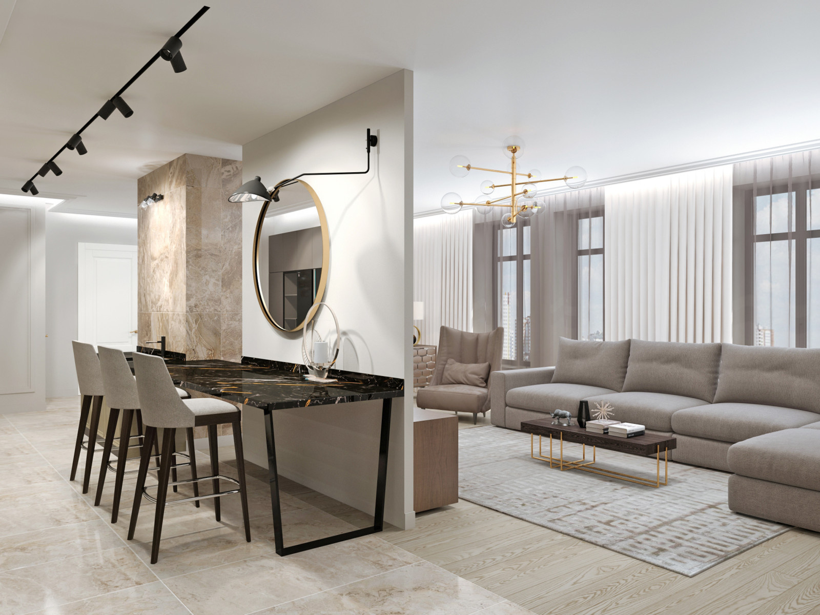 Неоклассика в ЖК СУББОТА Москва