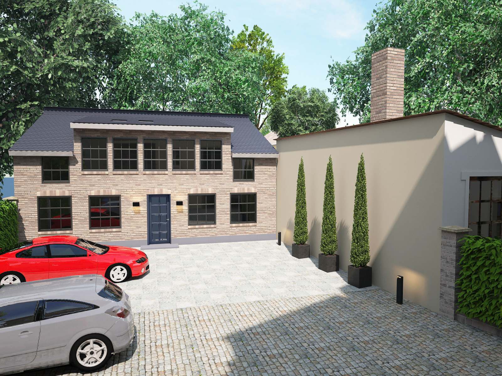 Haus und Remise in Teltow