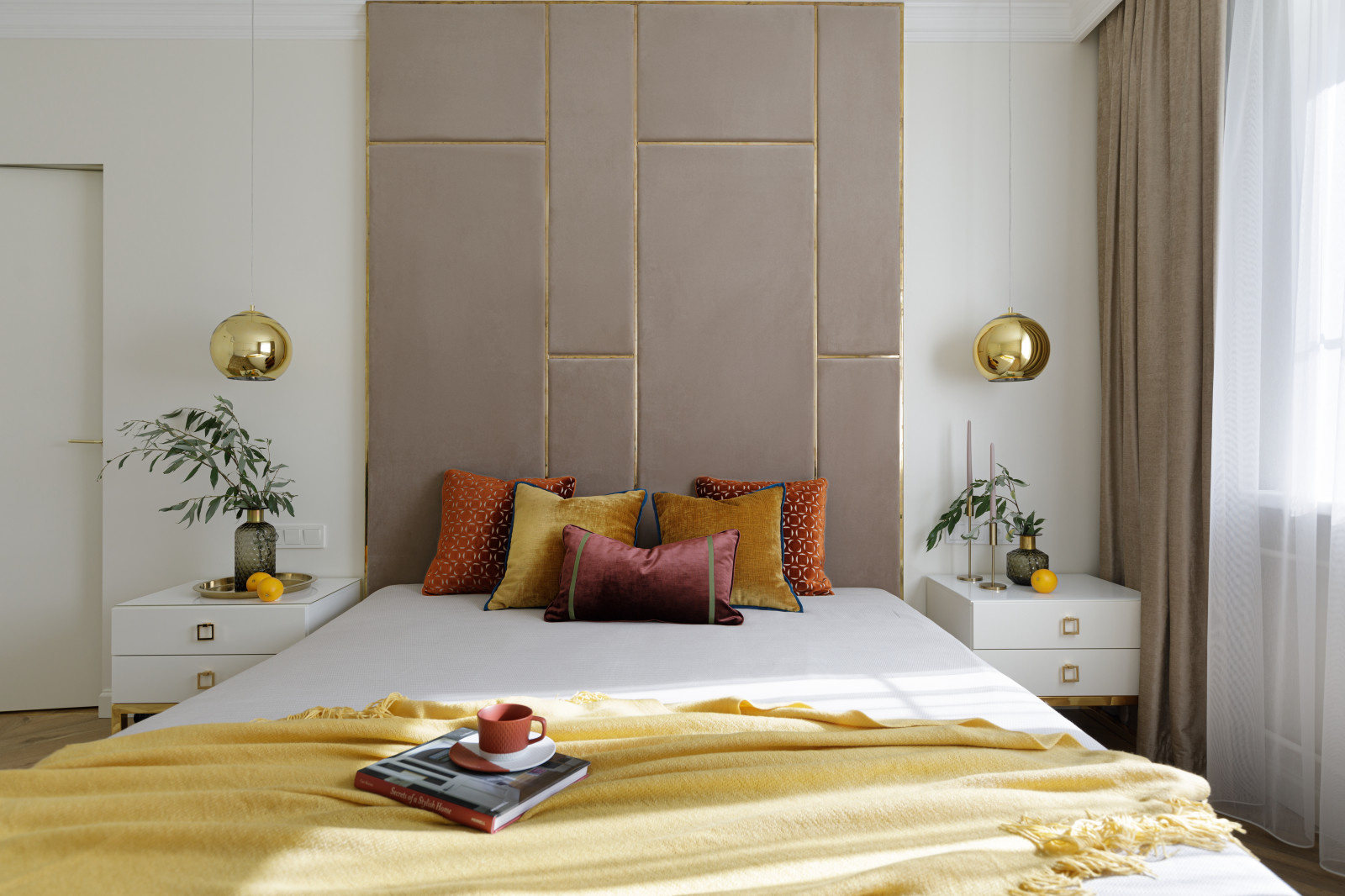 Квартира 125м2 | GOLD ACCENT | Неоклассика и модерн с латунными акцентами