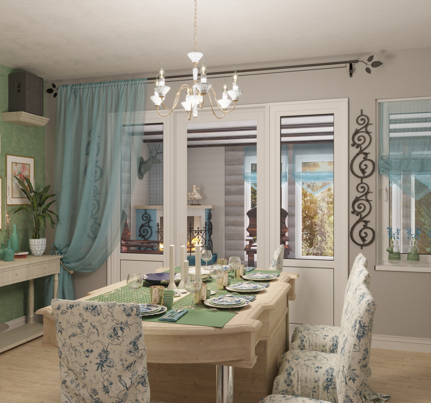 Bright farmhouse