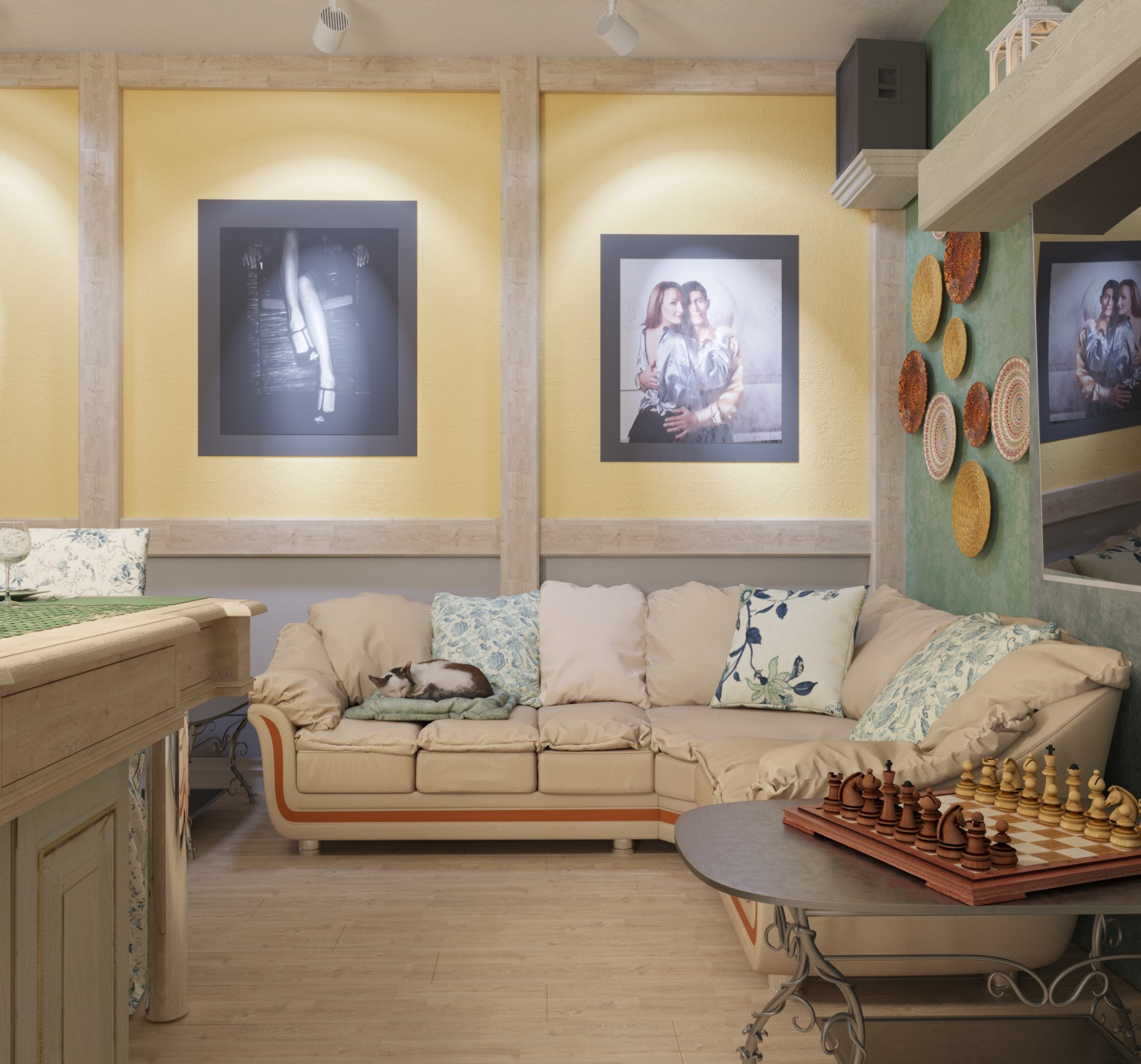 Bright farmhouse