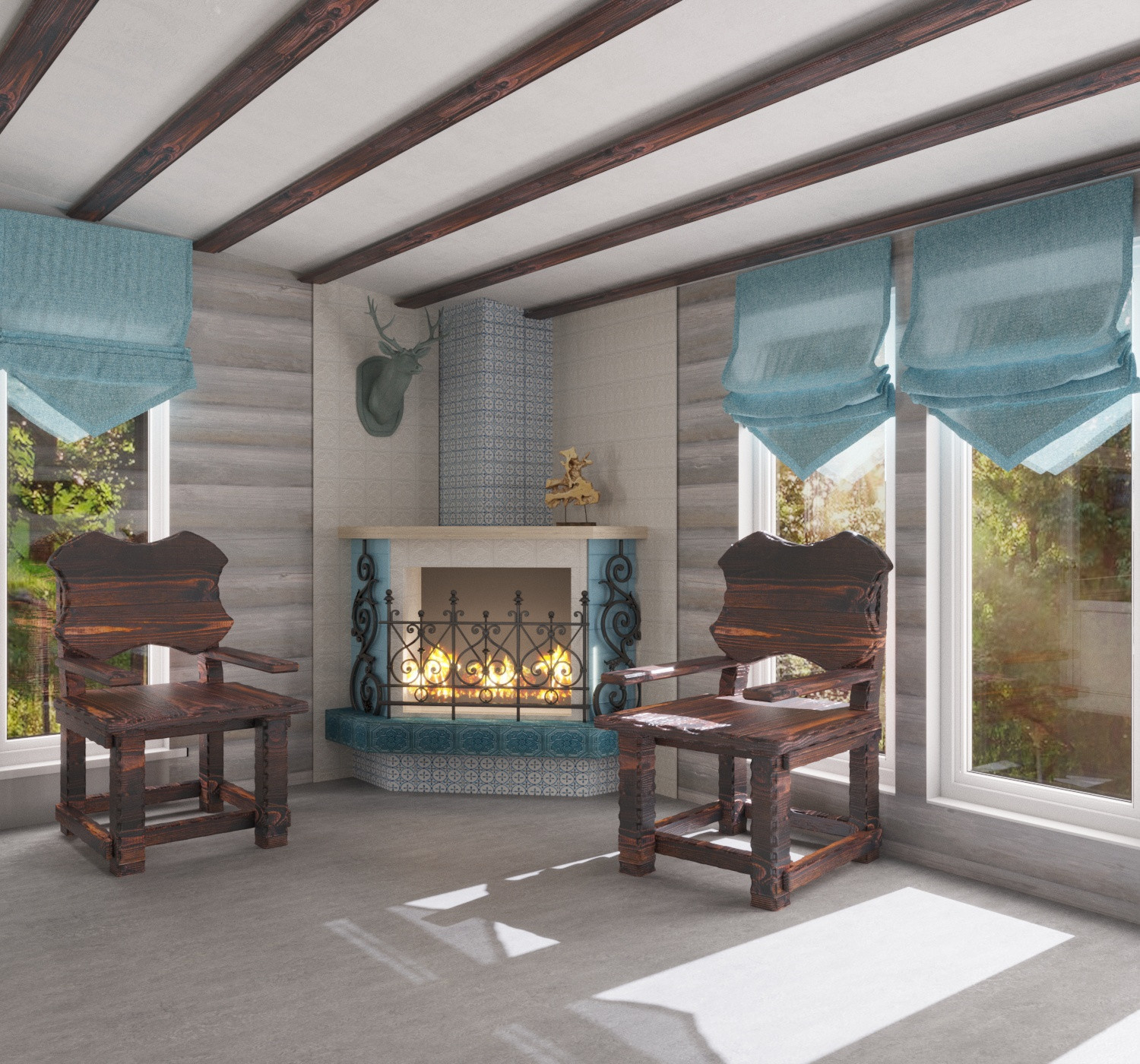 Bright farmhouse