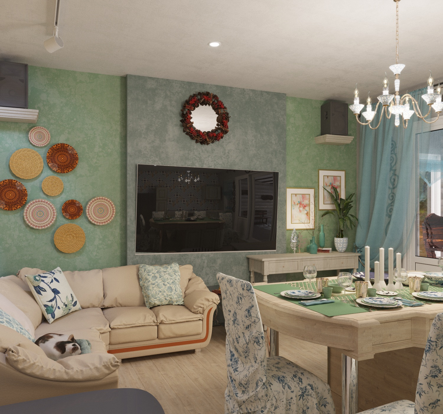 Bright farmhouse