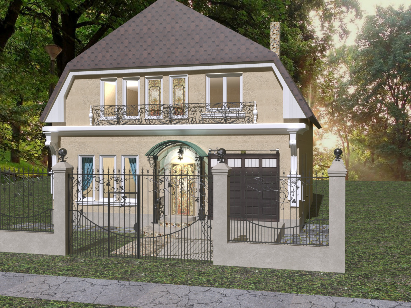 Bright farmhouse