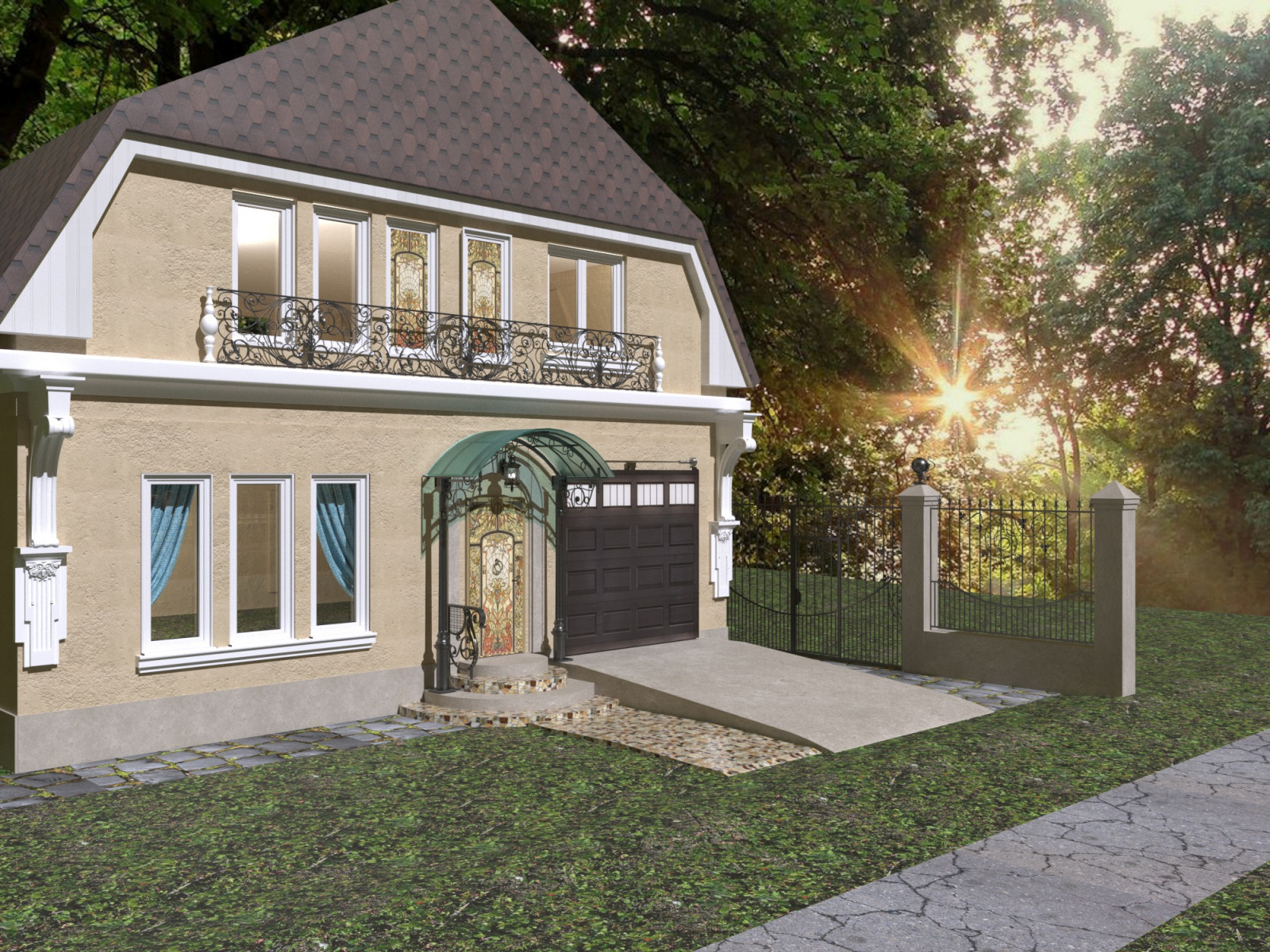 Bright farmhouse