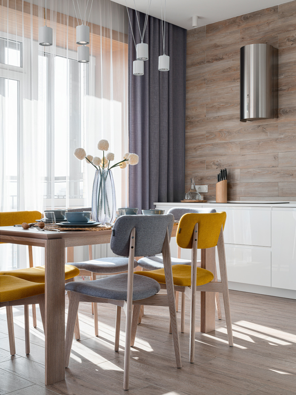 Дизайн-проект квартиры под названием "ПОД ЗНАКОМ ВОЗДУХА"