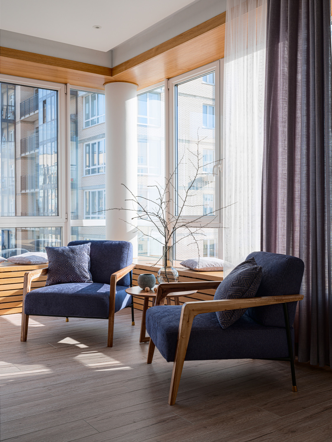 Дизайн-проект квартиры под названием "ПОД ЗНАКОМ ВОЗДУХА"