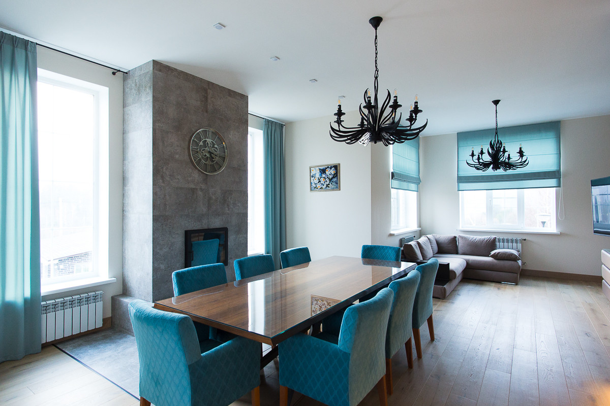 Гостиная и столовая