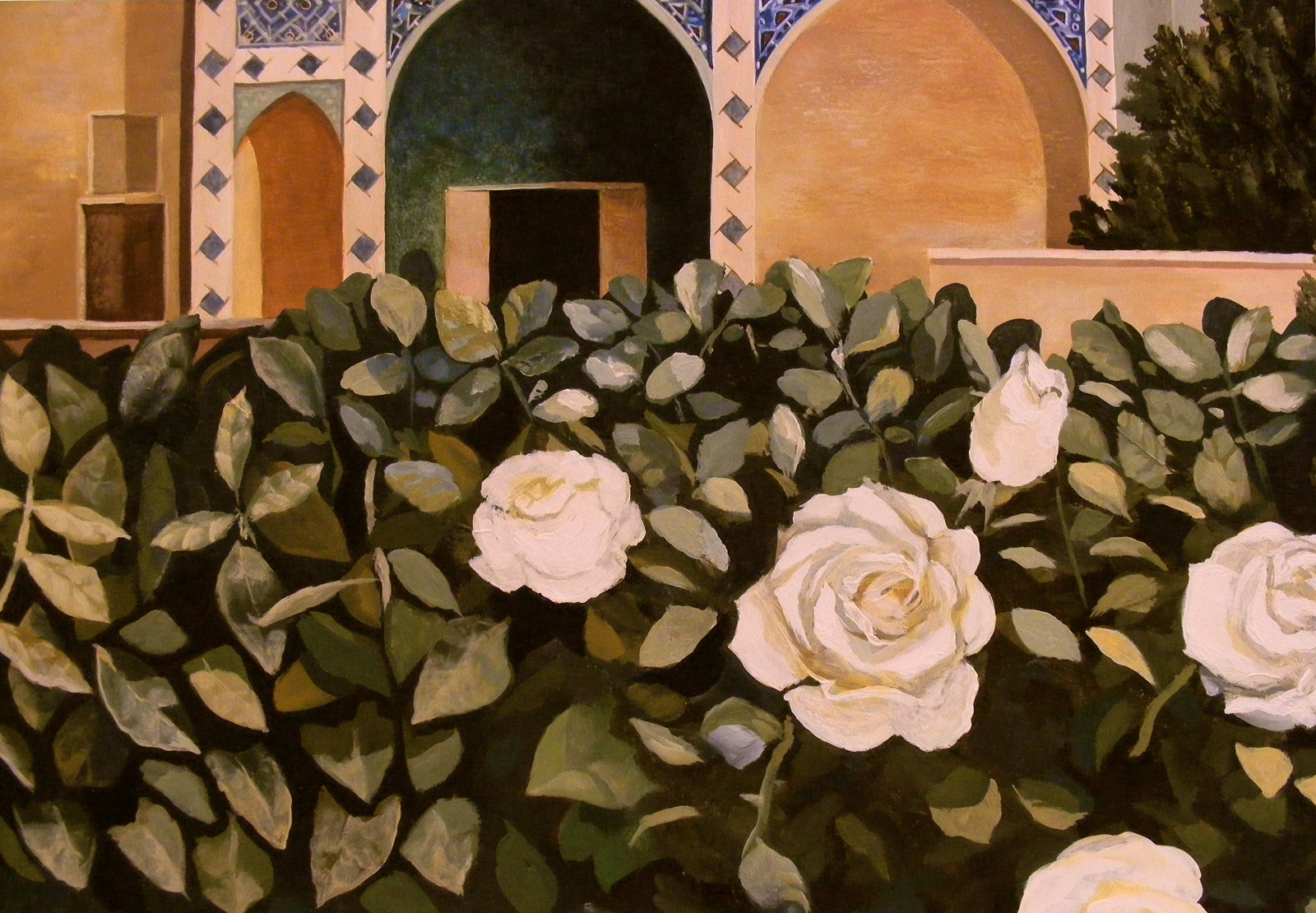 Панно в комнате отдыха загородного дома