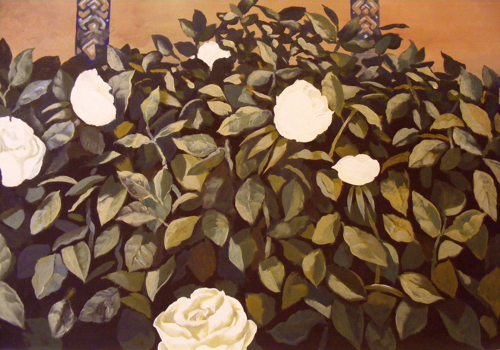 Панно в комнате отдыха загородного дома