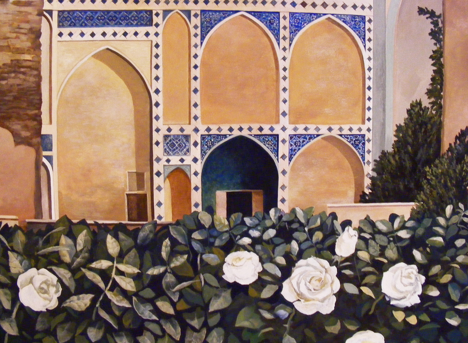 Панно в комнате отдыха загородного дома