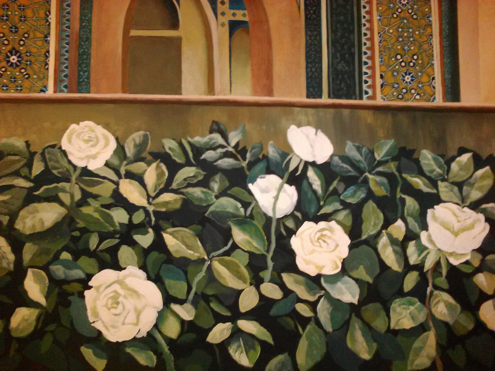 Панно в комнате отдыха загородного дома