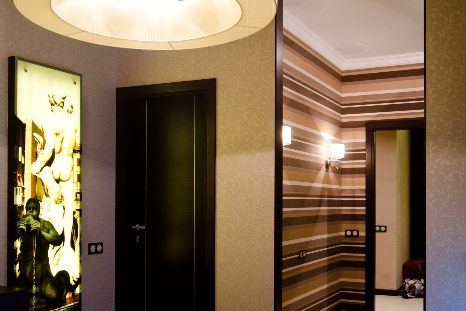 Вид на Рим из московской квартиры. Проект квартиры 130кв.м.