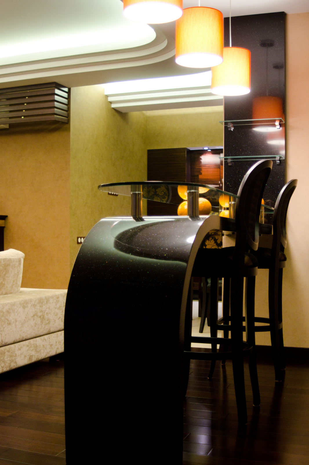 Вид на Рим из московской квартиры. Проект квартиры 130кв.м.