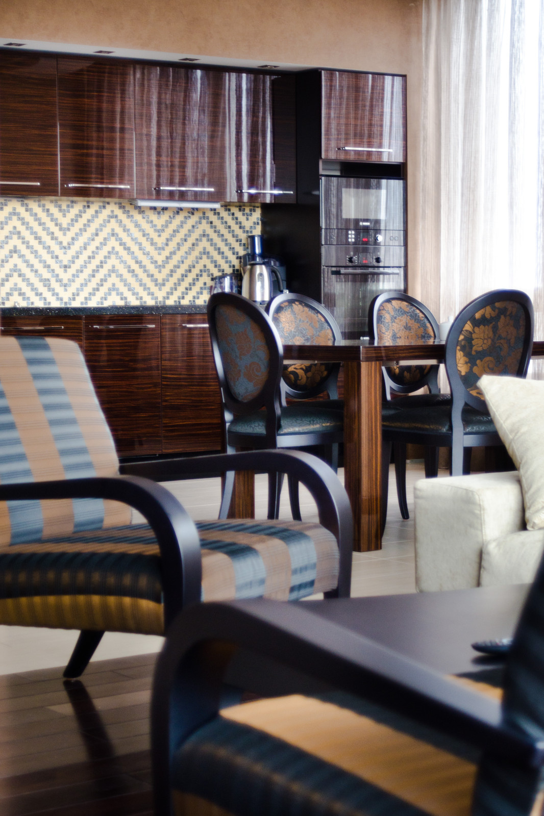 Вид на Рим из московской квартиры. Проект квартиры 130кв.м.