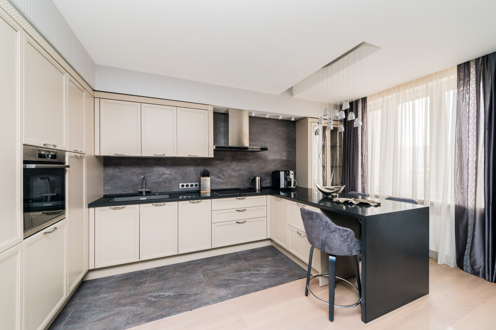 Палитра серого. Квартира 80 кв.м.