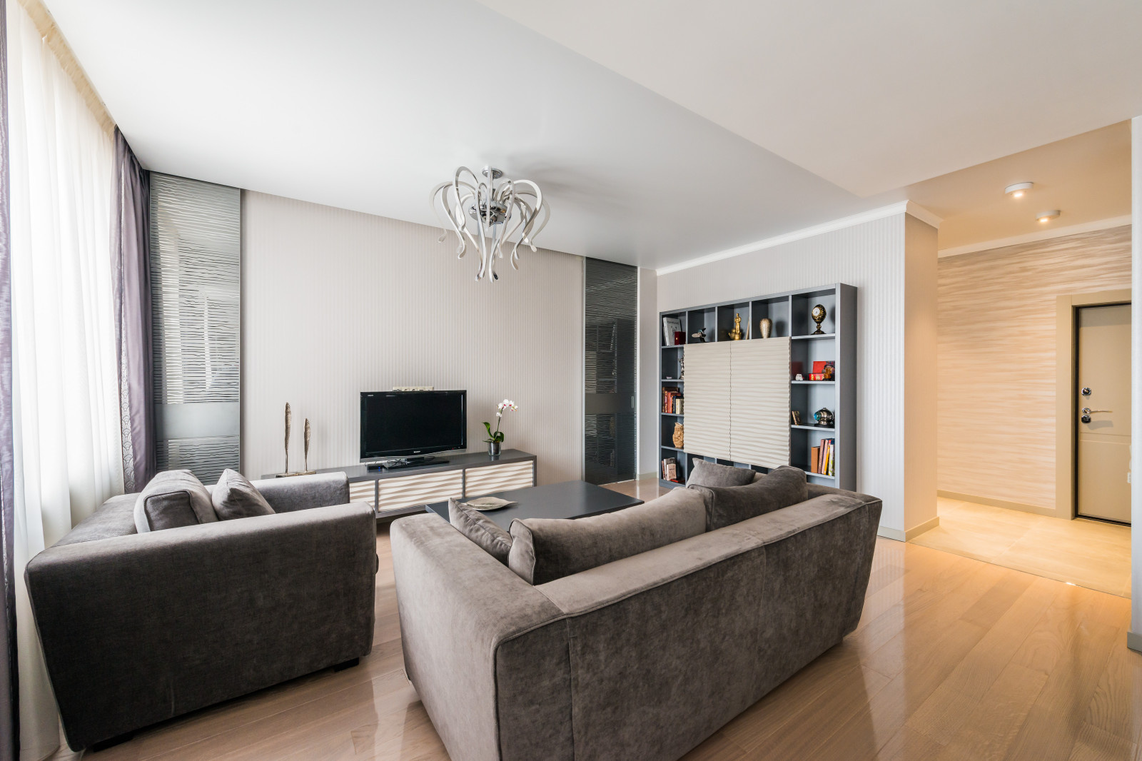 Палитра серого. Квартира 80 кв.м.