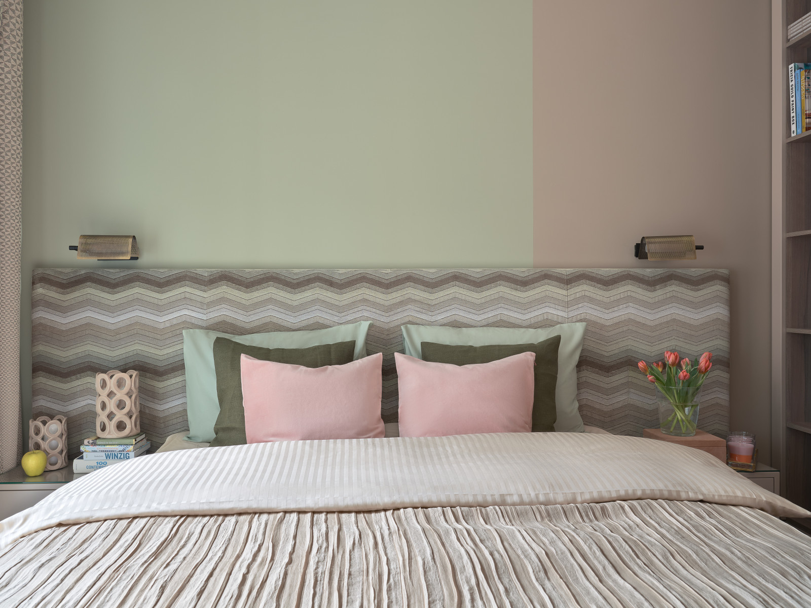 Яркая квартира 46м², Дизайнер Татьяна Нацвина: Публикация Elle Decoration