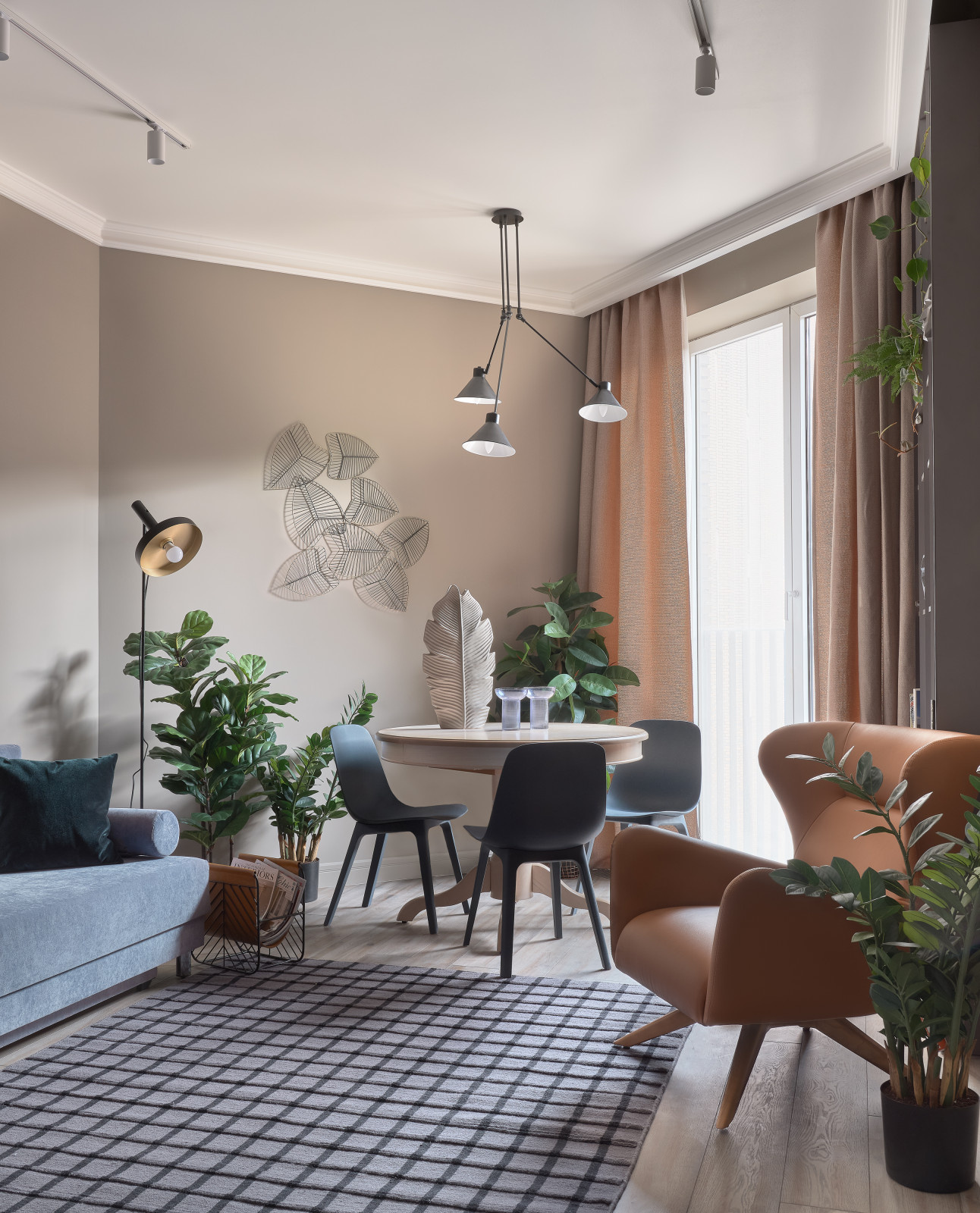 Яркая квартира 46м², Дизайнер Татьяна Нацвина: Публикация Elle Decoration