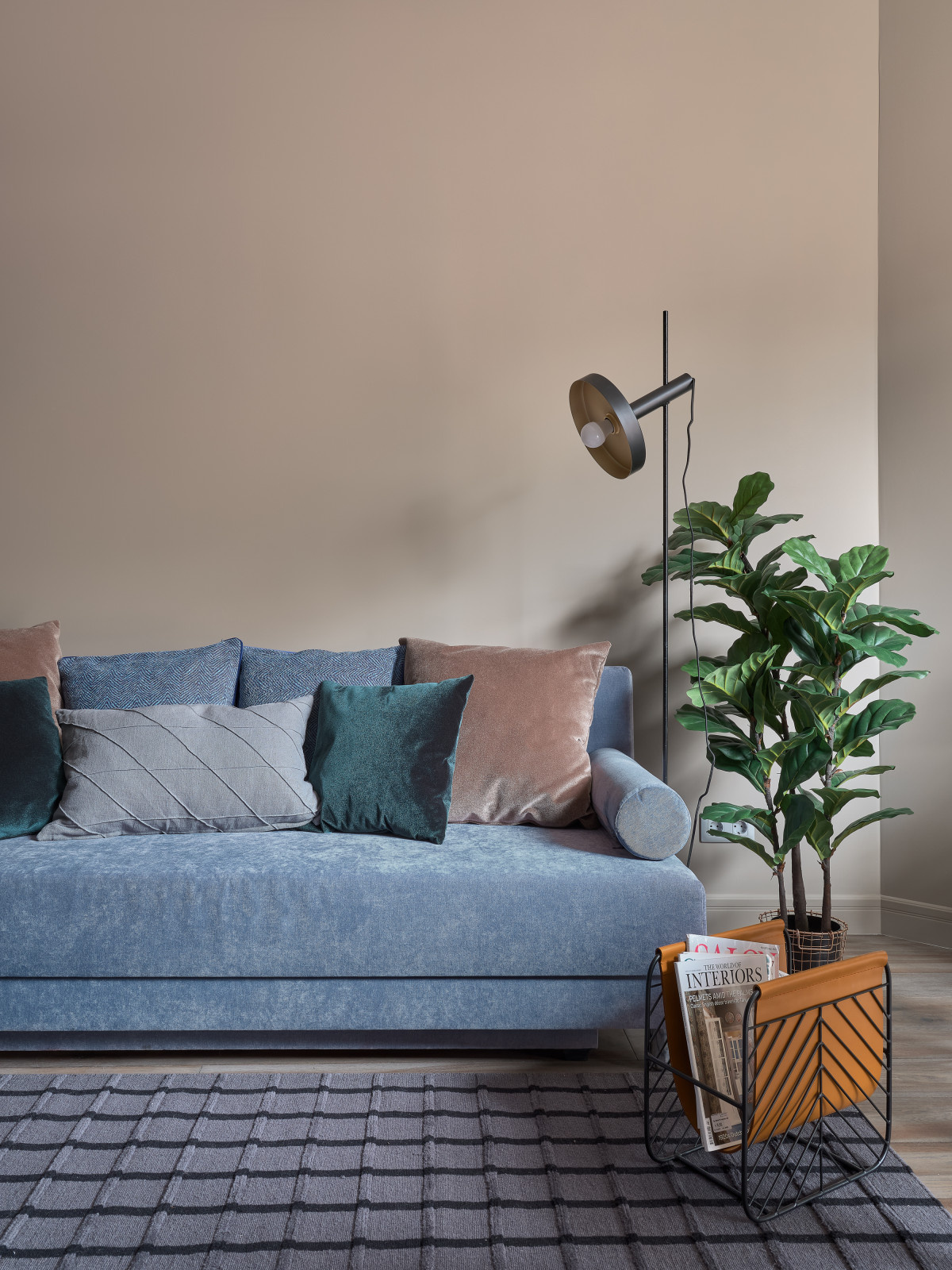 Яркая квартира 46м², Дизайнер Татьяна Нацвина: Публикация Elle Decoration