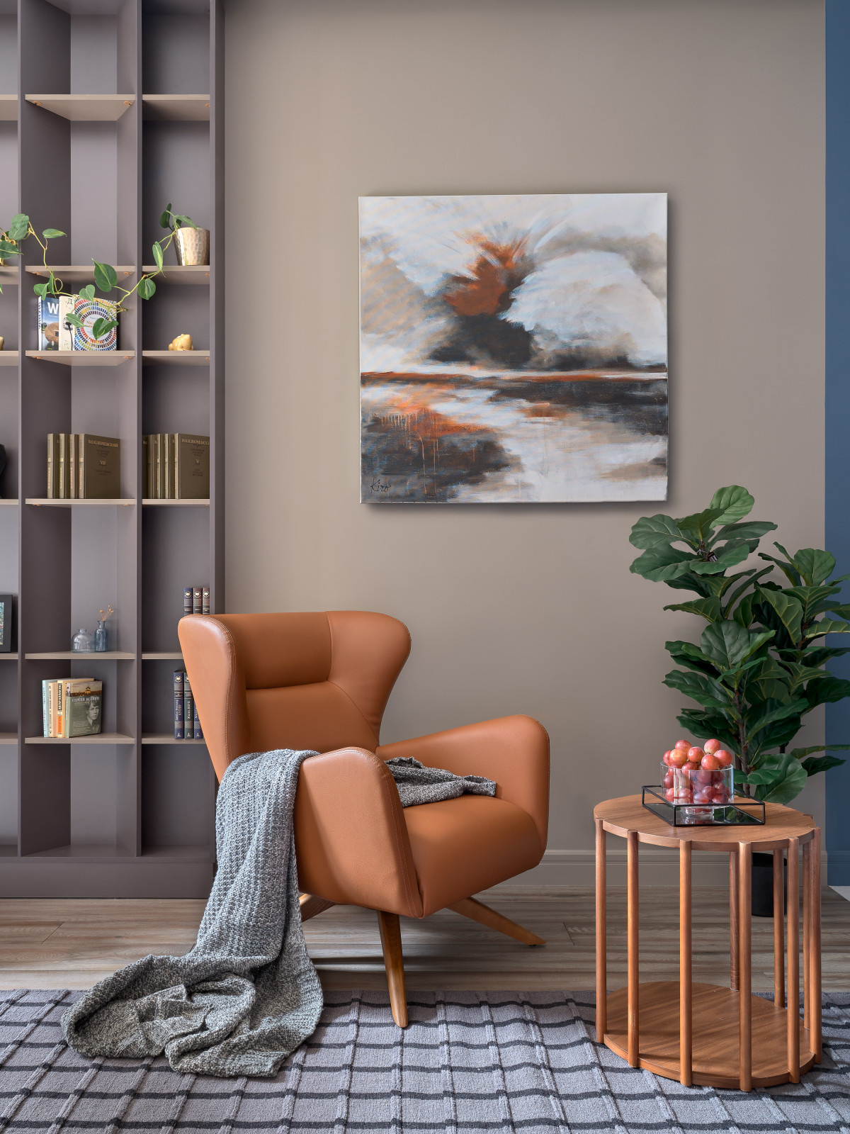 Яркая квартира 46м², Дизайнер Татьяна Нацвина: Публикация Elle Decoration