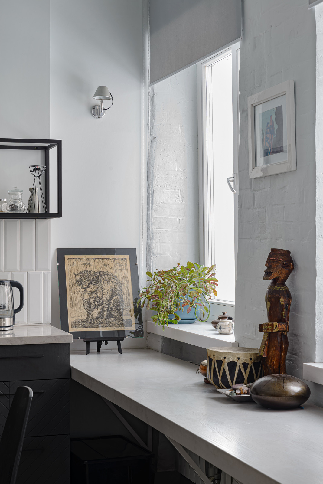 Проект недели: 30 кв.м. — кухня-гостиная с открытой кладкой