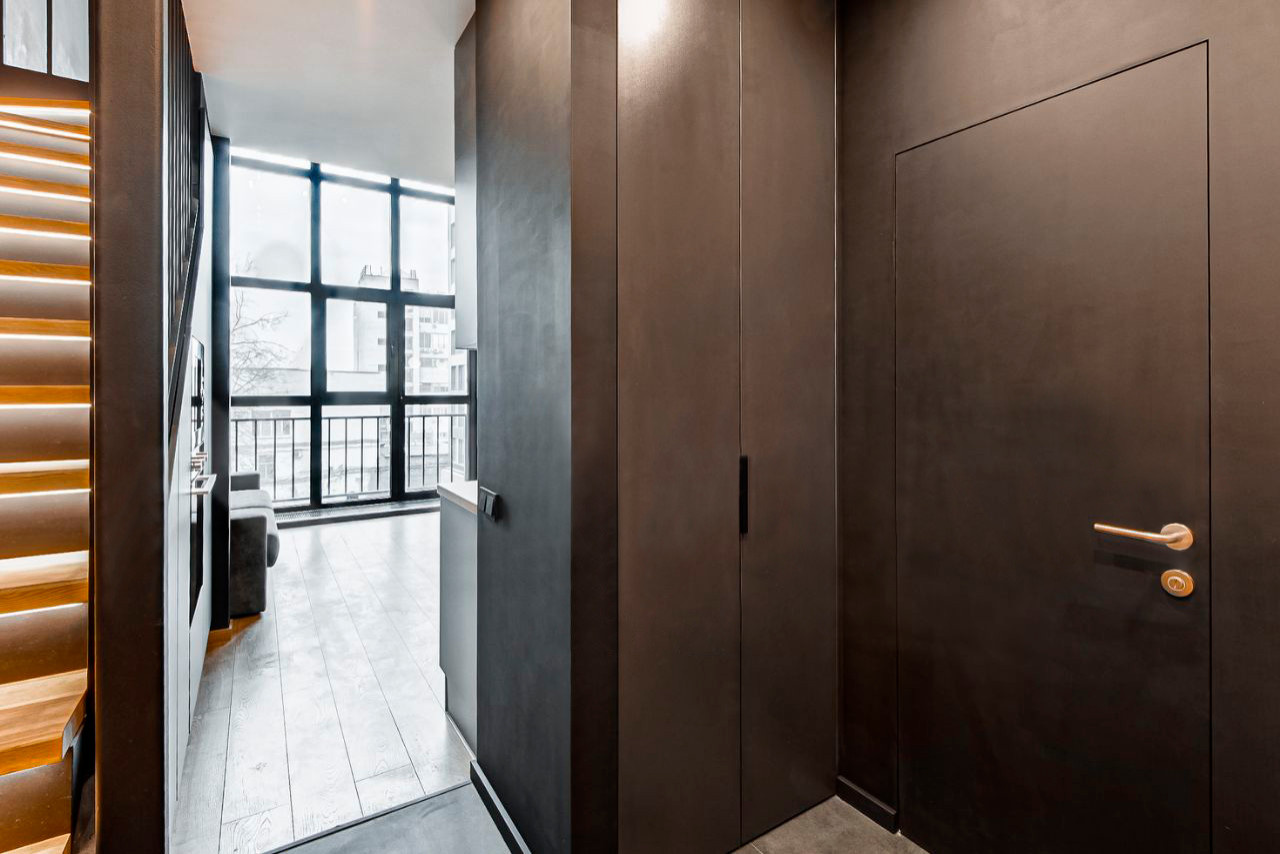 Геометрический двухуровневый лофт