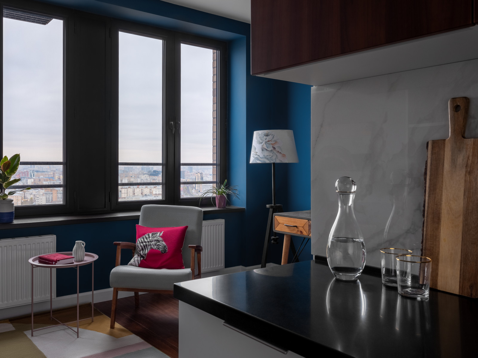 Houzz тур: Квартира 29 кв.м с кухней в коридоре