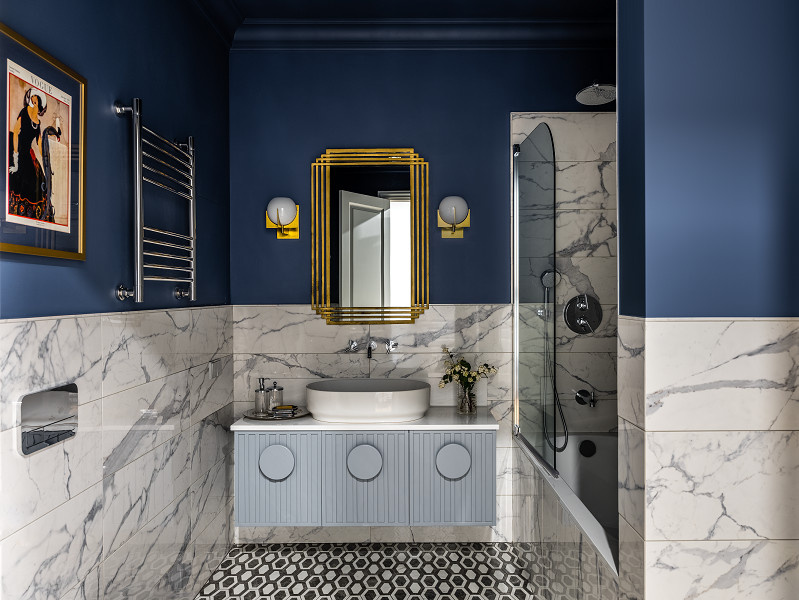 Проект недели: Элегантная ванная с хозяйственным блоком