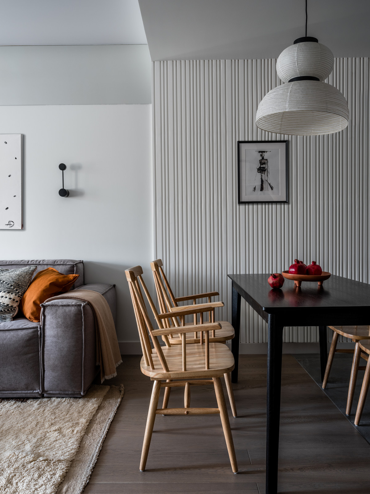 Houzz тур: 54 кв.м — квартира с «луной» в спальне