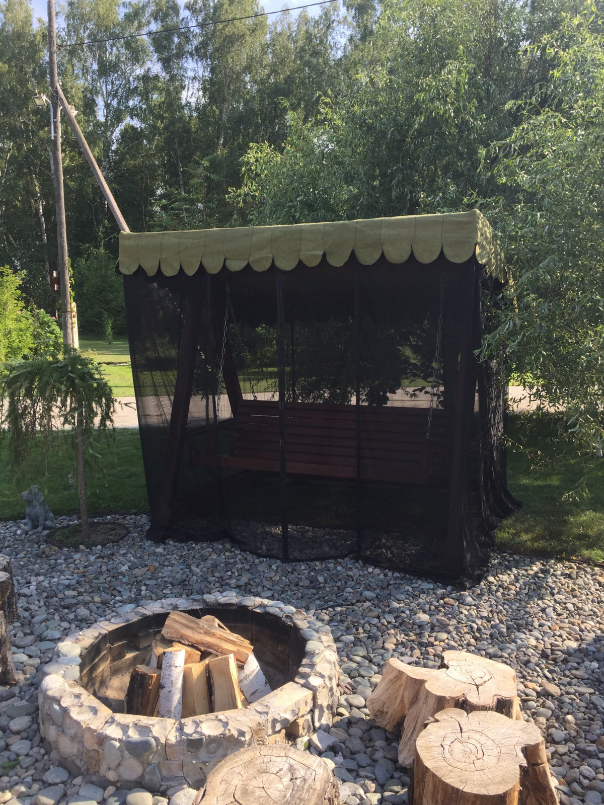 Качеля садовая